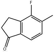 4-氟-5-甲基-1-茚酮 结构式