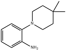 2-(4,4-二甲基-1-哌啶基)苯胺 结构式