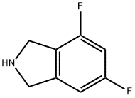 4,6-二氟-2,3-二氢-1H-异吲哚 结构式