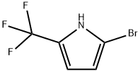 2-bromo-5-(trifluoromethyl)-1H-pyrrole 结构式