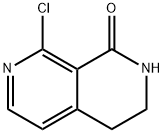 8-CHLORO-3,4-DIHYDRO-2,7-NAPHTHYRIDIN-1(2H)-ONE 结构式