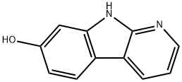 9H-Pyrido[2,3-b]indol-7-ol 结构式