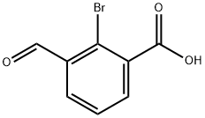 2-溴-3-甲酰基苯甲酸 结构式