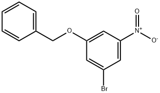 1-(苄氧基)-3-溴-5-硝基苯 结构式