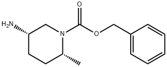 benzyl (2R,5S)-5-amino-2-methylpiperidine-1-carboxylate 结构式