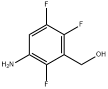 (3-氨基-2,5,6-三氟苯基)甲醇 结构式