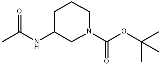 1-BOC-3-乙酰氨基哌啶 结构式