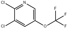 2,3-二氯-5-(三氟甲氧基)吡啶 结构式