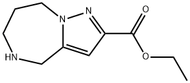 ETHYL 5,6,7,8-TETRAHYDRO-4H-PYRAZOLO[1,5-A][1,4]DIAZEPINE-2-CARBOXYLATE 结构式