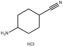 4-氨基环己腈盐酸盐 结构式