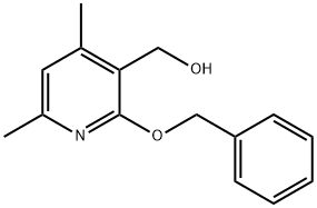 (2-(苄氧基)-4,6-二甲基吡啶-3-基)甲醇 结构式