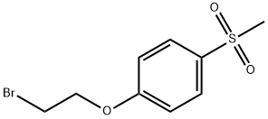 1-(2-溴乙氧基)-4-甲磺酰基苯 结构式