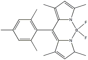 8-(2,4,6-三甲基苯基)-1,3,5,7-四甲基-氟硼二吡咯 结构式