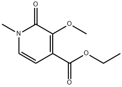 3-甲氧基-1-甲基-2-氧代-1,2-二氢吡啶-4-羧酸乙酯 结构式