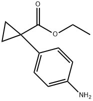 1-(4-氨基苯基)环丙烷羧酸乙酯 结构式