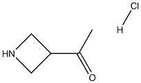 1-(azetidin-3-yl)ethanone hydrochloride 结构式