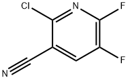 2-Chloro-5,6-difluoronicotinonitrile 结构式