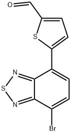 5-(7-溴苯并[C][1,2,5]噻二唑-4-基)噻吩-2-甲醛 结构式