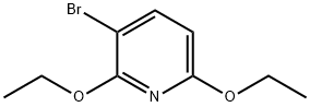 3-溴-2,6-二乙氧基吡啶 结构式