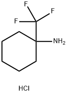 1-(三氟甲基)环己烷-1-胺盐酸 结构式
