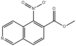 methyl 5-nitroisoquinoline-6-carboxylate 结构式