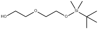 叔丁基二甲基(羟乙氧基乙氧基)硅烷 结构式