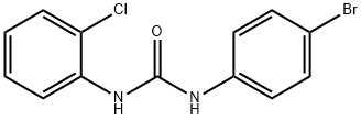 1-(4-BROMOPHENYL)-3-(2-CHLOROPHENYL)UREA 结构式