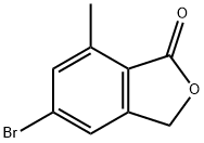 5-溴-7-甲基异苯并呋喃-1(3H)-酮 结构式