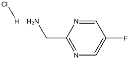 (5-氟嘧啶-2-基)甲胺盐酸盐 结构式