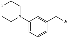 4-(3-(BROMOMETHYL)PHENYL)MORPHOLINE 结构式