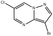 3-bromo-6-chloropyrazolo[1,5-a]pyrimidine 结构式