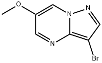 3-bromo-6-methoxypyrazolo[1,5-a]pyrimidine 结构式