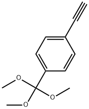 1-Ethynyl-4-(trimethoxymethyl)benzene 结构式