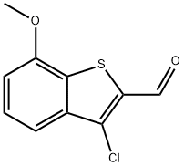 3-Chloro-7-methoxybenzo[b]thiophene-2-carbaldehyde 结构式