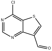 4-chlorothieno[3,2-d]pyrimidine-7-carbaldehyde 结构式