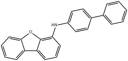 N-(1,1'-联苯-4-基)苯并[B,D]呋喃-4-胺 结构式