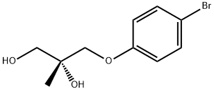 (R)-3-(4-溴苯氧基)-2-甲基丙烷-1,2-二醇 结构式