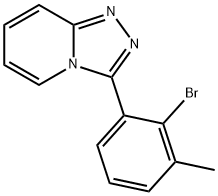 3-(2-Bromo-3-methylphenyl)-[1,2,4]triazolo[4,3-a]pyridine 结构式