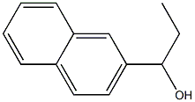 1-(Naphthalen-2-yl)propan-1-ol 结构式