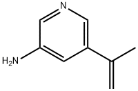 5-(prop-1-en-2-yl)pyridin-3-amine 结构式