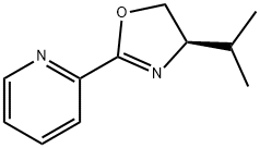2-[(4R)-4,5-二氢-4-异丙基-2-噁唑啉基]吡啶 结构式