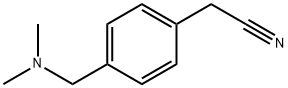 4-[(二甲基氨基)甲基]苯乙腈 结构式