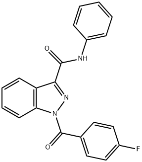 1-(4-Fluorobenzoyl)-N-phenyl-1H-indazole-3-carboxamide 结构式