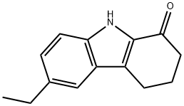 6-ethyl-2,3,4,9-tetrahydro-1H-carbazol-1-one 结构式