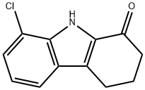 8-氯-2,3,4,9-四氢-1H-咔唑-1-酮 结构式