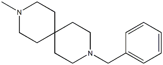 3-benzyl-9-methyl-3,9-diazaspiro[5.5]undecane 结构式