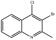 3-溴-4-氯-2-甲基喹啉 结构式