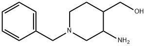 (3-amino-1-benzylpiperidin-4-yl)methanol 结构式