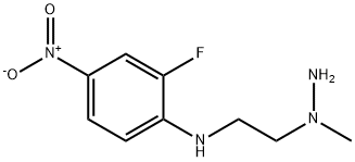 2-氟-N-(2-(1-甲基肼基)乙基)-4-硝基苯胺 结构式