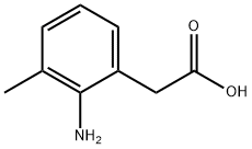 2-(2-AMINO-3-METHYLPHENYL)ACETIC ACID 结构式